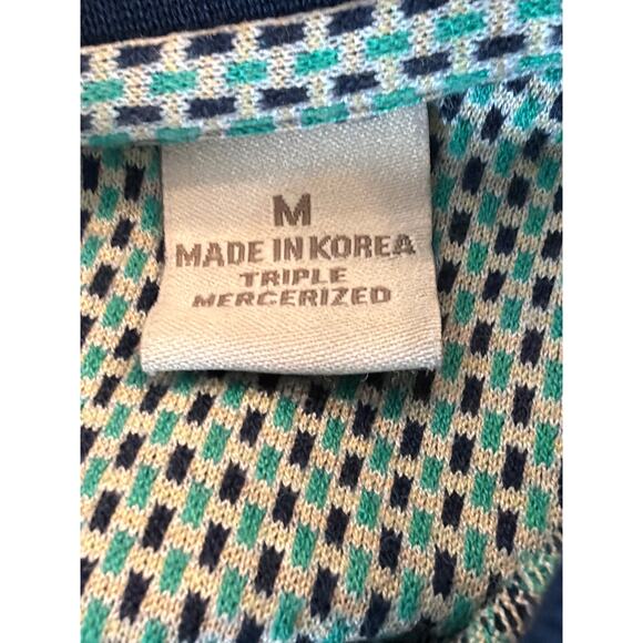 Byron Nelson M oversized golf polo "links at Gettysburg" green and blue - Picture 7 of 10